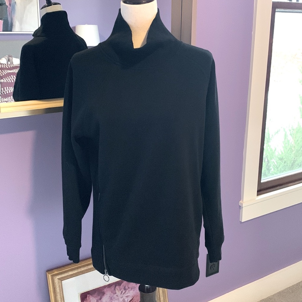 Athleta Funnel Neck Tunic Sweatshirt